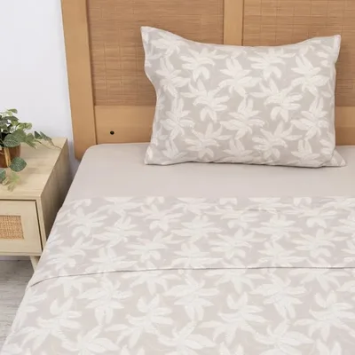 Set De Sábanas De Polar Estampadas 1.5 Plazas Térmicas