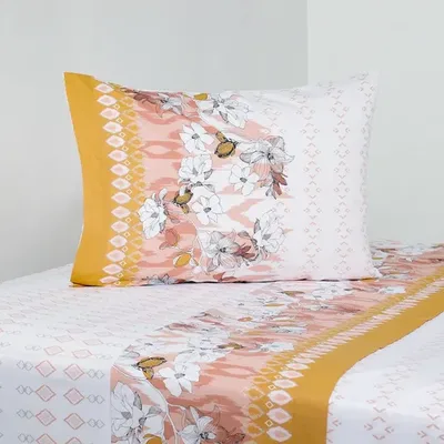 Set De Sábanas Estampadas 200 Hilos Polycotton 1.5 Plazas