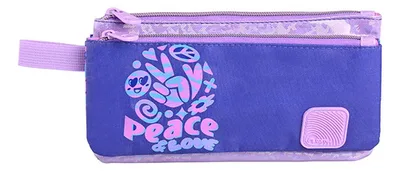 Estuche Escolar Ultra Estampado 3 Compartimentos
