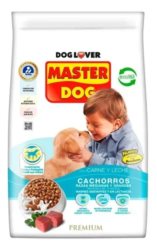 Alimento Seco Para Perro Cachorro 8kg Carne Leche