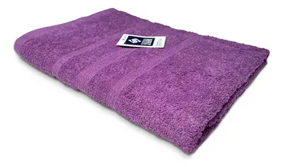Toalla De Baño 100% Algodón Absorbente Colección Lila