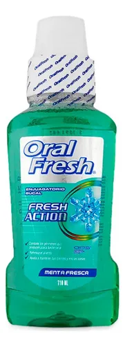 Enjuague Bucal Menta Fresca 710ml Oral Fresh