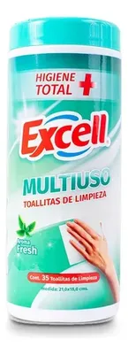 Paños Húmedos Desinfectantes Multiuso 35 Unidades