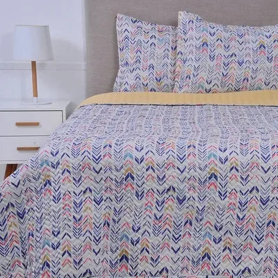 Quilt Estampado 2 Plazas Poliéster Mashini