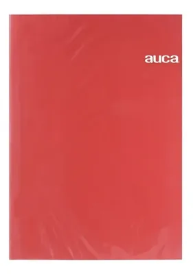 Archivador Plastificado Rojo Con Gusano Acoclip Rojo