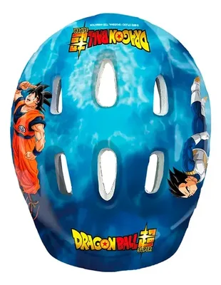 Casco Infantil Ajustable Dragon Ball Super Coral Claro S