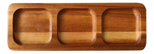 Bandeja De Madera Acacia Para Aperitivos
