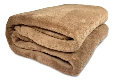 Frazada Flannel Térmica 2 Plazas Poliéster Coral Claro