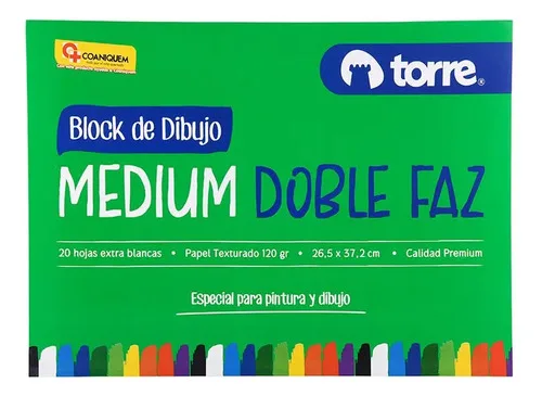 Block De Dibujo Medium Texturado 20 Hojas