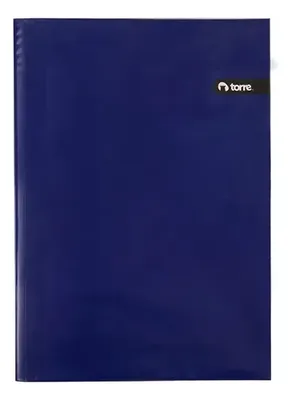 Carpeta Archivadora Plastificada Azul Torre Azul
