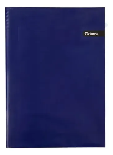 Carpeta Archivadora Plastificada Azul Torre Azul