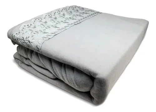 Set De Sábanas De Polar Suave 1.5 Plazas Verde Oscuro