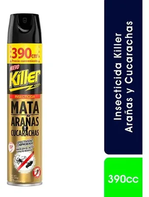 Insecticida En Aerosol 390cc Mata Arañas Cucarachas