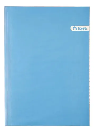 Carpeta Archivador Plastificado Celeste Torre Celeste