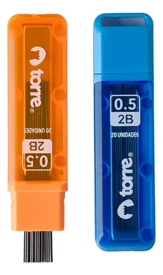 Minas Portaminas 0.5mm 2b Repuesto Torre