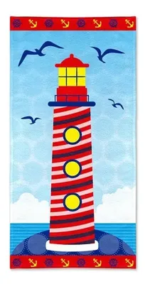 Toalla De Playa Velour Algodón 70x140cm