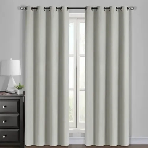 Cortina Blackout Sinfonía Gris Perla 140x220cm Gris