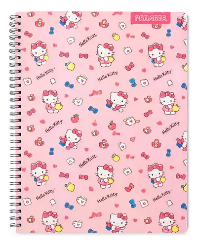 Cuaderno Universitario Hello Kitty 100 Hojas Espiral