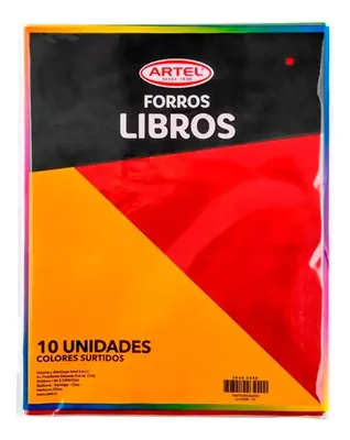 Set Forros De Libro Universitario 10 Piezas Colores