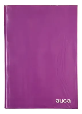 Archivador Plastificado Con Gusano Morado Auca Coral Claro