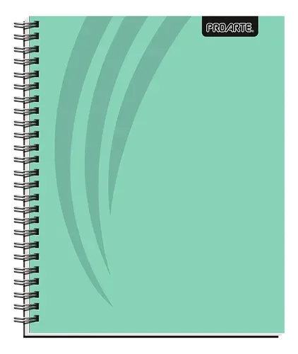 Cuaderno Universitario Espiral Tapa Dura 100 Hojas Verde Claro