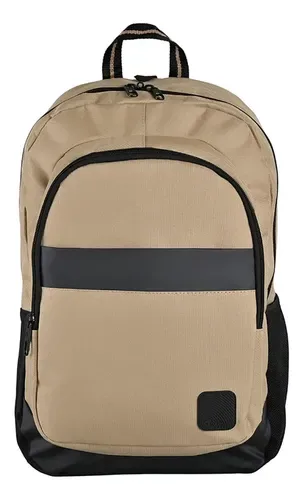 Mochila Zonda 30 Litros Khaki Acolchada Coral Claro