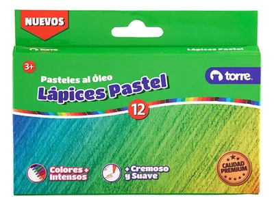 Lápices Pastel 12 Colores Set Torre Multicolor