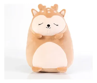 Cojín Peluche Infantil Poliéster 30x30cm Coral Claro