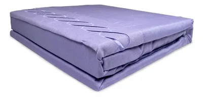Set De Sábanas Bordadas 1.5 Plaza Poliéster Lila Lila