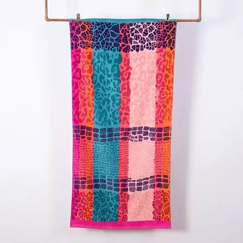 Toalla De Playa Velour Algodón Absorbente