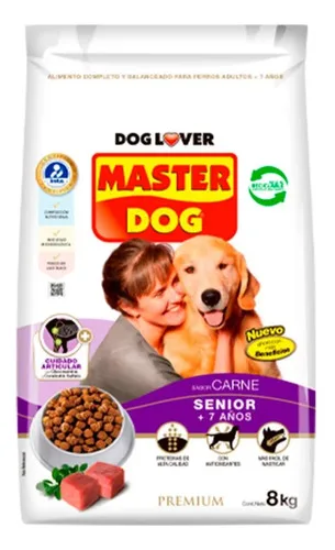 Alimento Seco Para Perro Senior 8kg Master Dog