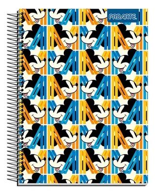 Cuaderno Escolar Mickey Carta 150 Hojas Tapa Dura