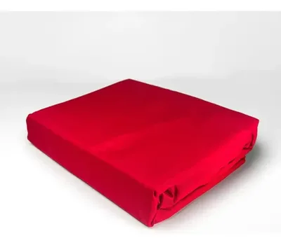 Set De Sábanas Microfibra 1.5 Plazas Rojo Rojo