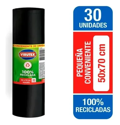 Bolsa De Basura Biodegradable Reciclada 50x70