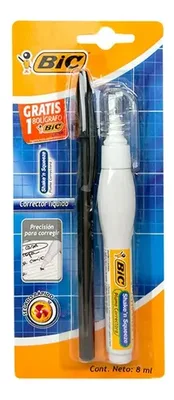 Set Corrector Y Bolígrafo Bic Cristal