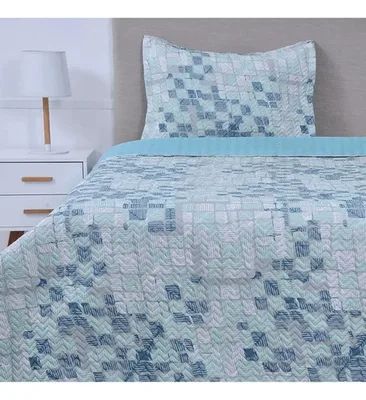 Quilt Estampado 1.5 Plazas Poliéster Mashini