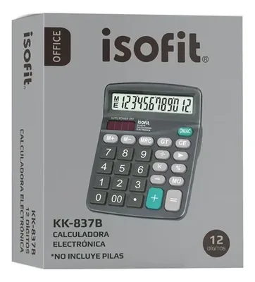 Calculadora Electrónica 12 Dígitos Isofit