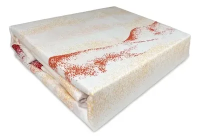 Set De Sábanas Micropiel Durazno 1.5 Plazas Rojo