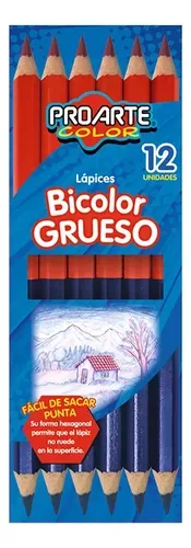 Lápiz Bicolor Jumbo Grueso Proarte Premium