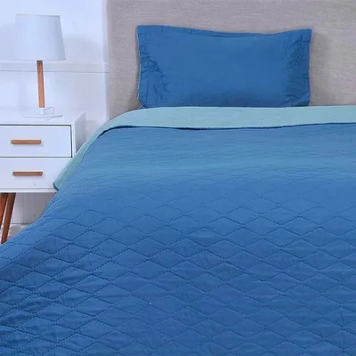 Quilt Reversible 2 Plazas Poliéster Estampado