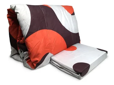 Set Sábanas Dormitorio 1.5 Plaza Poliéster Estampado Verde Oscuro