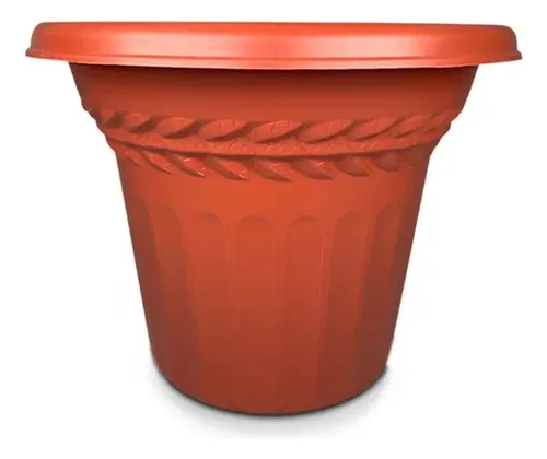 Maceta Redonda Plástica Reyplast Grecca