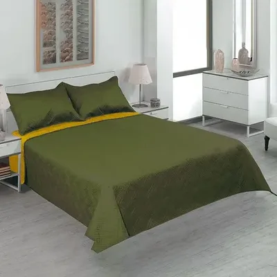 Quilt Bicolor Hotpress 2 Plazas Poliéster Coral Claro