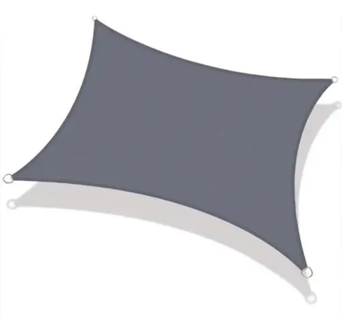 Toldo Cuadrado 4x4 Metros Gris Tipo Vela Gris