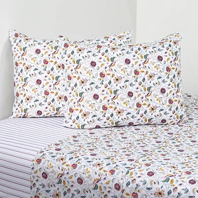 Set De Sábanas Estampadas 200 Hilos Algodón Poliéster