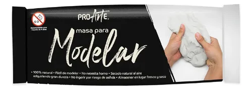 Masa Para Modelar Natural 500gr Proarte