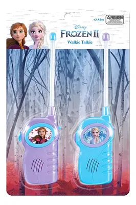 Walkie Talkie Frozen Disney Comunicación Infantil Coral Claro