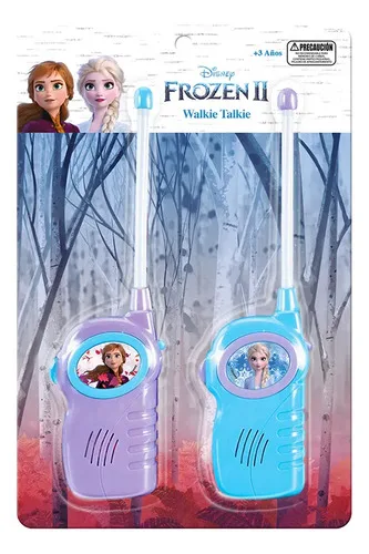 Walkie Talkie Frozen Disney Comunicación Infantil Coral Claro