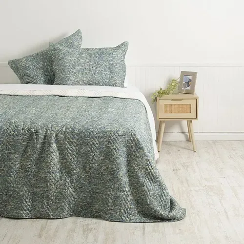 Quilt Sherpa Estampado 2.5 Plazas Poliéster Suave