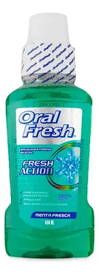 Enjuague Bucal Menta Fresca 650ml Oral Fresh